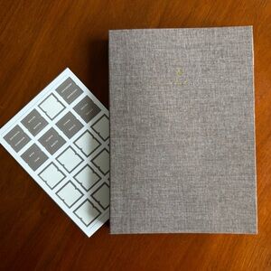 Hemlock and Oak 2026 A5 Minimalist Vertical Weekly Planner plus monthly tabs